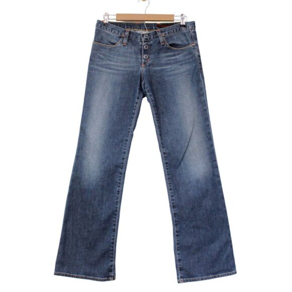 Vintage Y2K AG Adriano Goldschmied Jeans Size 29 Relaxed Bootcut Flared Stretch - Picture 1 of 14